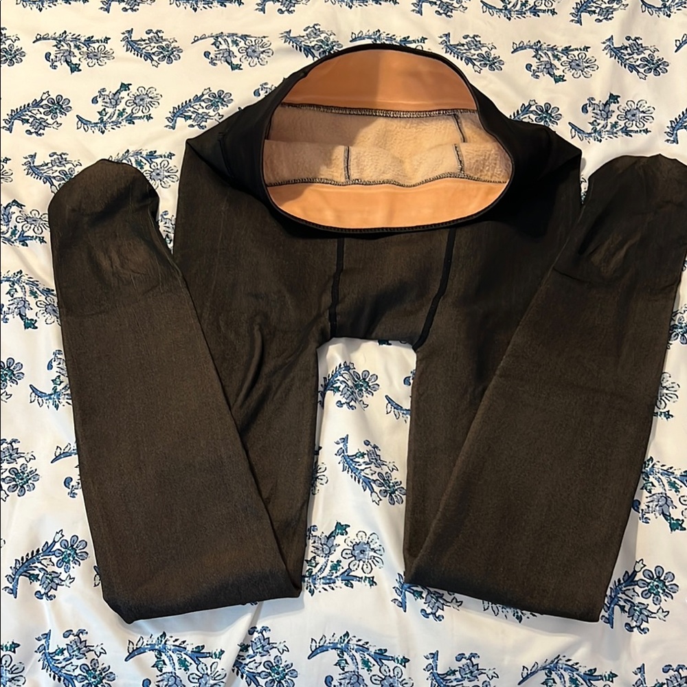 Cozy Fleece-Lined leggings/tights 1X